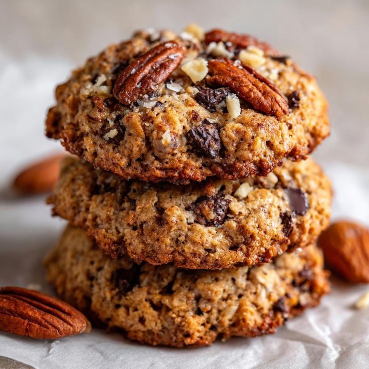 Cookies vegetariens aux noix et dattes