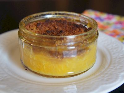 Crumble orange et dattes